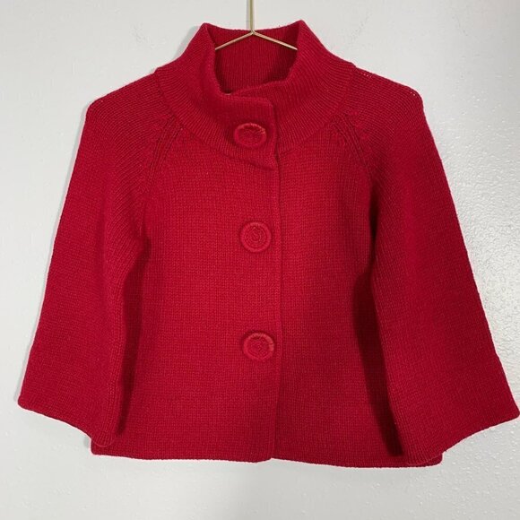 Trina Turk Jackets & Blazers - Trina Turk Red Cropped Jacket